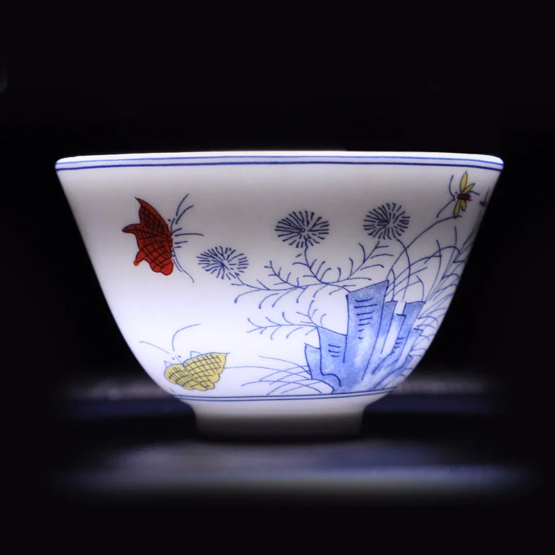 レア！17C前半推定中国景徳窯「青花芙蓉手」皿 ホイアン博物館所有と同趣旨の皿