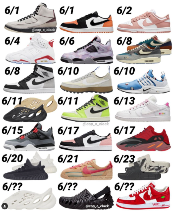 2022球鞋发售日期来了！Nike SB Dunk、Air | Redian新闻